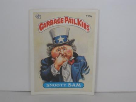 110a Snooty SAM [Wntd Big sis] 1986 - Garbage Pail Kids Card